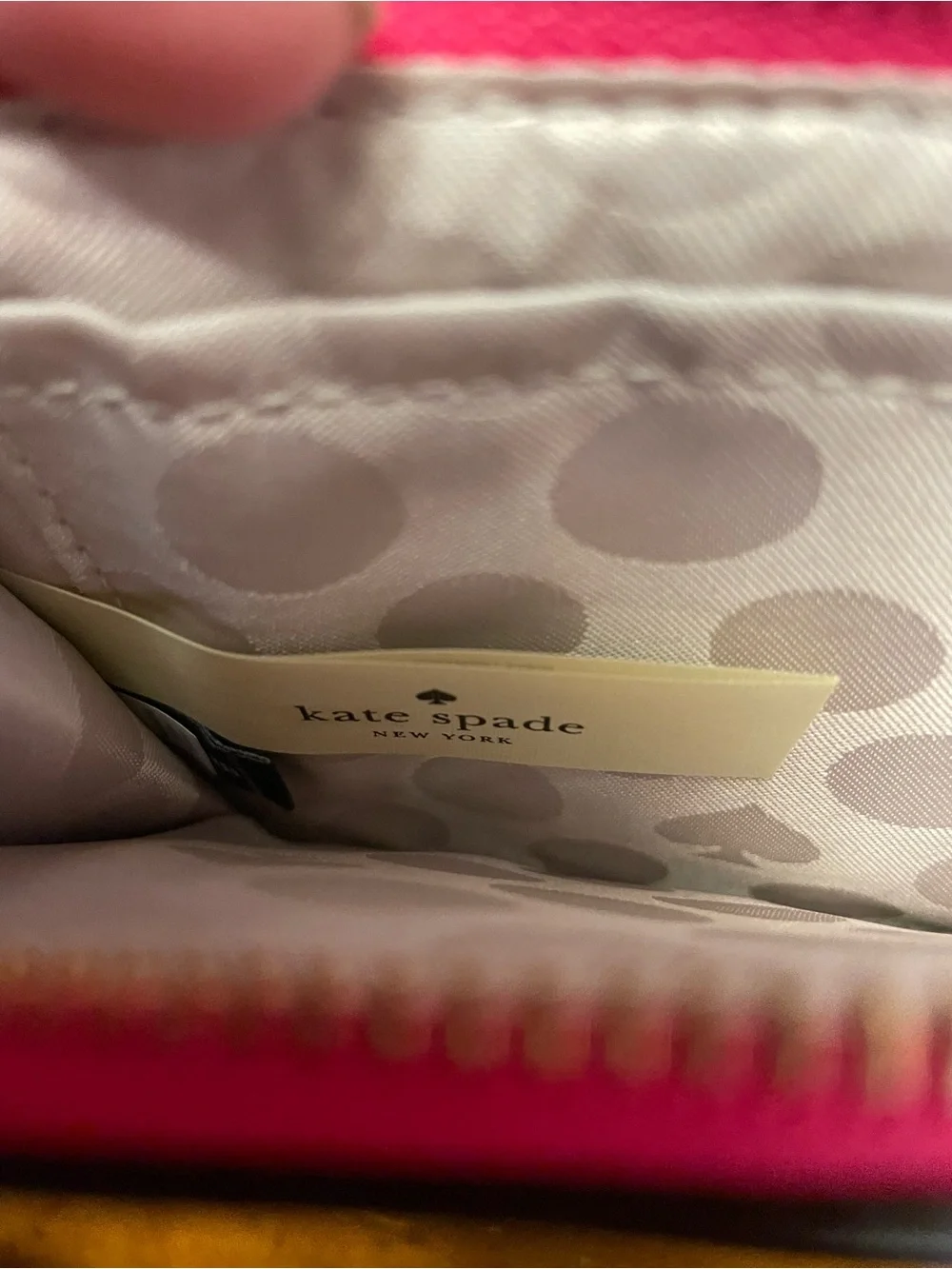Kate Spade Hot Pink Wristlet Clutch - Structured Women’s Bag-NWOT